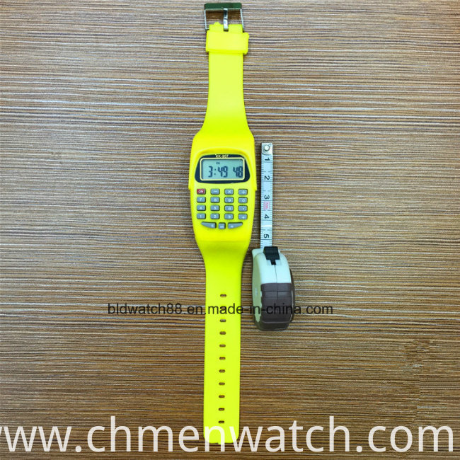 Promotional Kids Digital Watch Apple Shaped Calculator Watches for Children